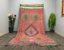 Unique 6x9 Traditional Moroccan Hand-Knotted Wool Rug Vintage Tribal Carpet, used for sale  Shipping to South Africa