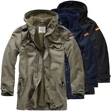 Brandit Bw Federal Armed Forces Field Parka Winter Jacket Field Jacket Army Coat Hood S-7XL til salgs  Frakt til Norway