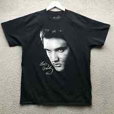 Usado, Camiseta Elvis Presley Music masculina manga curta gola redonda gráfica preta comprar usado  Enviando para Brazil