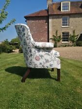 Mahogany wing armchair for sale  CANTERBURY