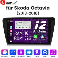 10" do Octavia 2013-2018 Radio samochodowe 2Din Android12 FM Stereo Ekran dotykowy Czarny na sprzedaż  Wysyłka do Poland