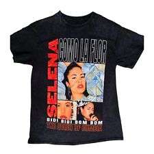 Camiseta Selena Feminina M Preta Manga Curta Queen of Cumbia Coma La Flor comprar usado  Enviando para Brazil