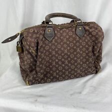 Bolsa de mão Louis Vuitton vintage original limitada denim borgonha chique gasto, usado comprar usado  Enviando para Brazil