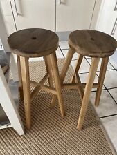 Ikea wooden stools for sale  LONDON