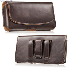 Horizontal leather pouch for sale  Walnut