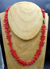 Vintage collana corallo usato  Albenga