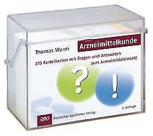 Karteikarten arzneimittelkunde gebraucht kaufen  Berlin