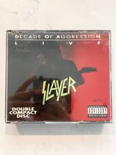 CD de música disco compacto duplo ao vivo Slayer Decade of Aggression comprar usado  Enviando para Brazil