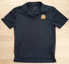 Camisa polo El Pollo Loco para hombre GRANDE negra rendimiento empleado uniforme trabajo segunda mano  Embacar hacia Argentina