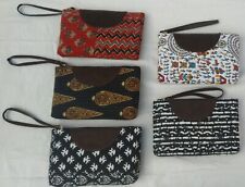 Bolsa de mão feminina de algodão multiuso bolsa clutch moda indiana feita à mão comprar usado  Enviando para Brazil