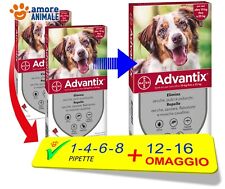 Advantix Bayer - Per cani da 10-25 kg - 1 / 4 / 6 / 8 / 12 / 16 pipette / oltre, usato usato  Serra De Conti