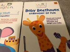 Disney Baby Einstein 3 VHS Videos Beethoven, Baby Neptune, Baby Noah  for sale  Canada