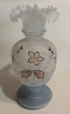 White opaline vase d'occasion  Expédié en Belgium