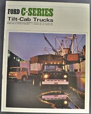 1966 Ford Truck Brochure C-Series Tilt Cab COE Carga Semi Excelente Original 66, usado comprar usado  Enviando para Brazil