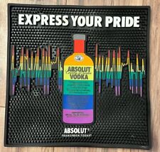 Tapete de secagem barra de borracha Absolute Vodka Rainbow LGBTQ ORGULHOS 14" comprar usado  Enviando para Brazil