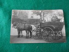 Postcard horse carriage for sale  BURY