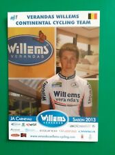 CYCLISME carte cycliste JA CARNEVALLI équipe VERANDAS WILLEMS 2013 comprar usado  Enviando para Brazil