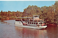 Cartão postal antigo Hiawatha River Boat Soo Junction Michigan Tahquamenon River CP321 comprar usado  Enviando para Brazil