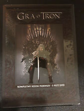 Gra o Tron / Game Of Thrones Kompletny Sezon Pierwszy 5xDVD na sprzedaż  PL