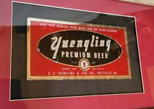 Beautiful Yuengling Premium Beer Reverse On Glass (ROG) Mirror Advertising Sign for sale  Shipping to South Africa