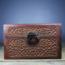 Usado, 28 cm China Rosewood Box animal book box natural Wood Box comprar usado  Enviando para Brazil