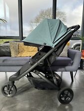 Thule Spring Stroller Buggy Teal Melange Plus Rider Board and Adaptor, used for sale  Shipping to South Africa