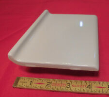 1 pc. Glossy White Bullnose Top: base/cove Ceramic Tile: 4-1/4" X 6" NEW-STOCK, used for sale  Shipping to South Africa