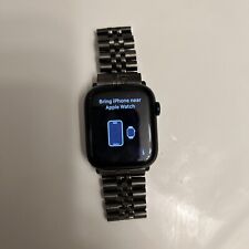 Apple Watch Series 7 45mm Aluminum Case with Link Band - Midnight, Regular GPS for sale  Shipping to South Africa
