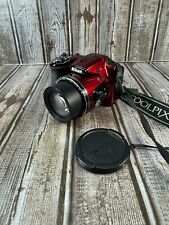 Câmera Digital Nikon Coolpix L830 Vermelha 34x Zoom 16 Megapixels Testada Funciona, usado comprar usado  Enviando para Brazil