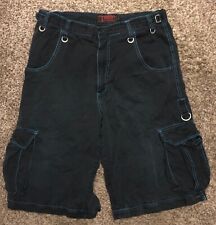 Y2K Tripp NYC black blue goth shorts size L for sale  Shipping to South Africa