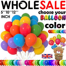100 X Latex PLAIN BALOON BALLONS helium BALLOONS Quality Party Birthday Wedding, used for sale  Shipping to South Africa