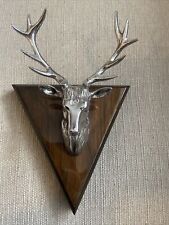 Silver metal stag for sale  CONGLETON
