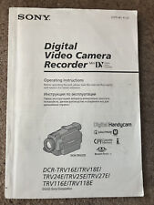 Videocamera manuale istruzioni usato  Spedire a Italy