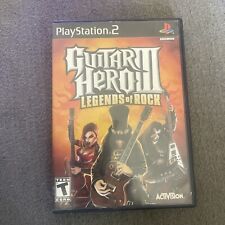 Guitar Hero III 3: Legends of Rock (Sony PlayStation 2, 2007) con folleto segunda mano  Embacar hacia Argentina