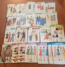 vintage sewing patterns 1960s for sale  CHESTER