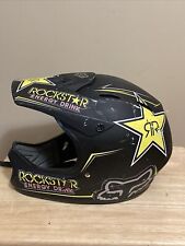 FOX Rampage 2011 Retired Helmet Rockstar Energy Drink Size Large Adult Free Ship for sale  Shipping to South Africa