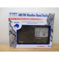 Rádio meteorológico Jensen MR-600 portátil operado por bateria NOAA com sirene de alerta de tempestade, usado comprar usado  Enviando para Brazil