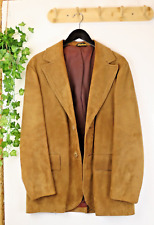 Suede leather blazer for sale  EASTBOURNE