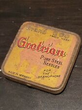 Gramophone phonograph needle tin nadeldose grotrian piano Japanese empty for sale  Shipping to South Africa