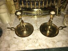 Pair vintage brass for sale  SWANSEA