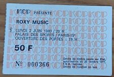 Roxy music ticket d'occasion  France