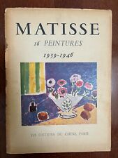 Matisse peintures 1939 d'occasion  Expédié en Belgium