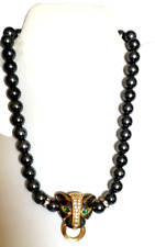 Vintage Kenneth Jay Lane Necklace Panther Dutchess of Windson Signed KJ For Avon for sale  Shipping to South Africa