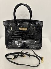 Womens black embossed for sale  Lake Worth