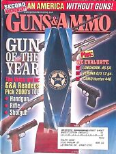Revista Guns & Ammo março 2001 Longhorn .45 SA, Verona O/U 12 ga., GAMO Hunter comprar usado  Enviando para Brazil
