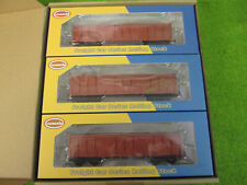 EVEMODEL BOGIE OPEN WAGON X 3  BROWN LIVERY BOXED for sale  Shipping to South Africa