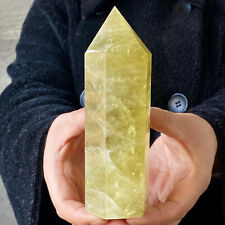Usado, Obelisco de cristal amarelo natural 1,22 lb coluna de energia de cristal de quartzo de ponta única comprar usado  Enviando para Brazil