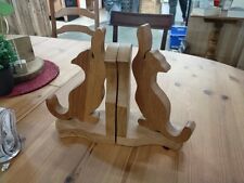 Wooden cat bookends for sale  CHEPSTOW