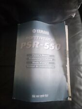 YAMAHA Portatone PSR-550 manuale di istruzioni LIBRO usato  Spedire a Italy