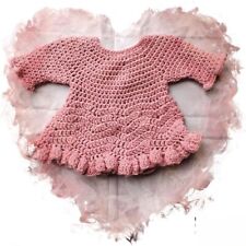 Pink crochet baby for sale  CAMBRIDGE